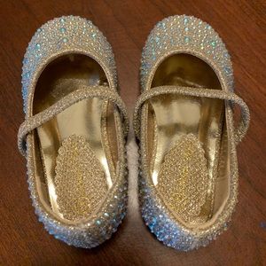 Rhinestone Ballet Flats toddler size 4